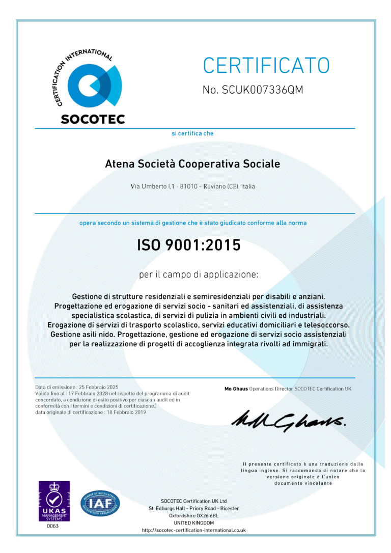 certificazione qualità Atena 2025_Pagina_1